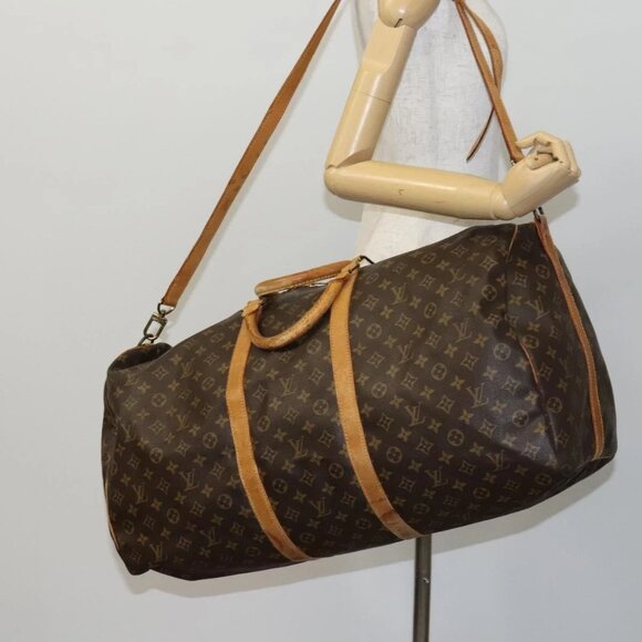 LOUIS VUITTON Monogram Keepall Bandouliere 60 Boston Bag - Picture 1 of 16